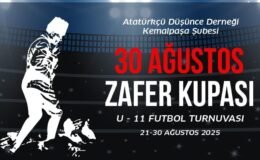 Kemalpaşa’da 30 Ağustos Zafer Turnuvası Başlıyor